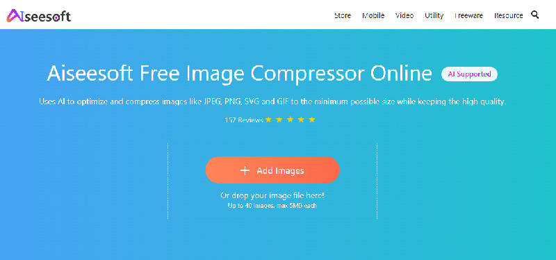 Aiseesoft Image Compressor Online