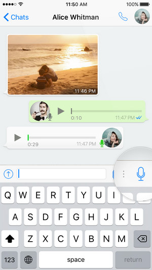 WhatsApp Voice Messaging