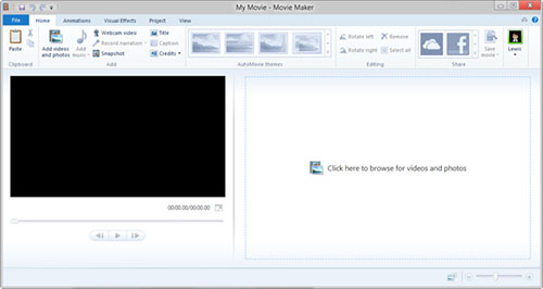 Add Video Photo to Windows Movie Maker