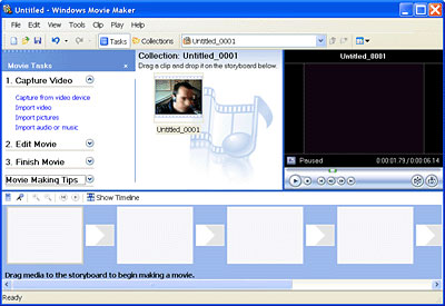 Windows Movie Maker Cannot Record