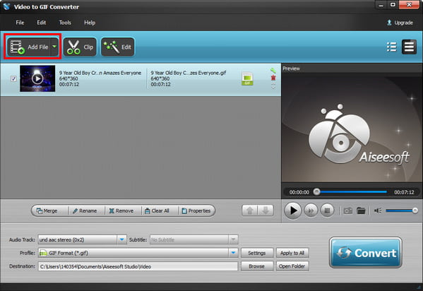 Load YouTube Video to GIF Maker