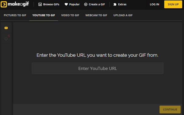 YouTube to GIF Maker