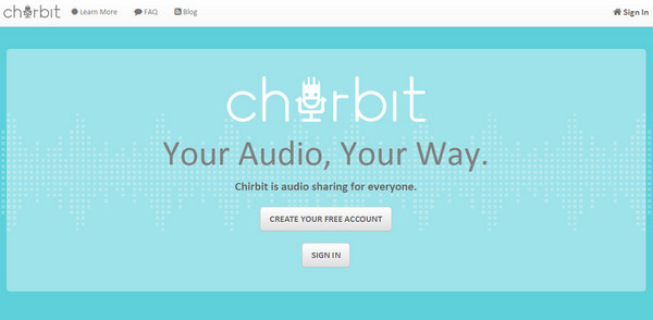 Interface of Chirbit