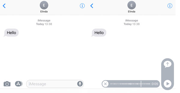 iMessages Voice Recorder