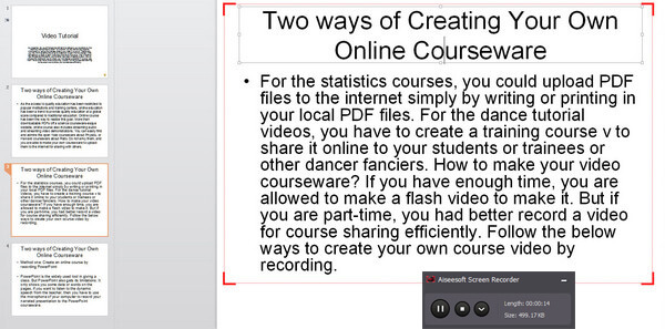 Make Online Courseware