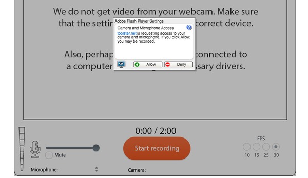 Online Webcam Video Recorder