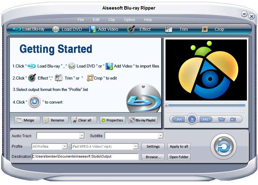 Aiseesoft Blu-Ray Ripper v3 3 06 + Crack preview 0