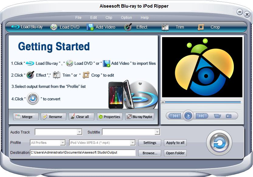 Aiseesoft Blu-Ray to iPod Ripper