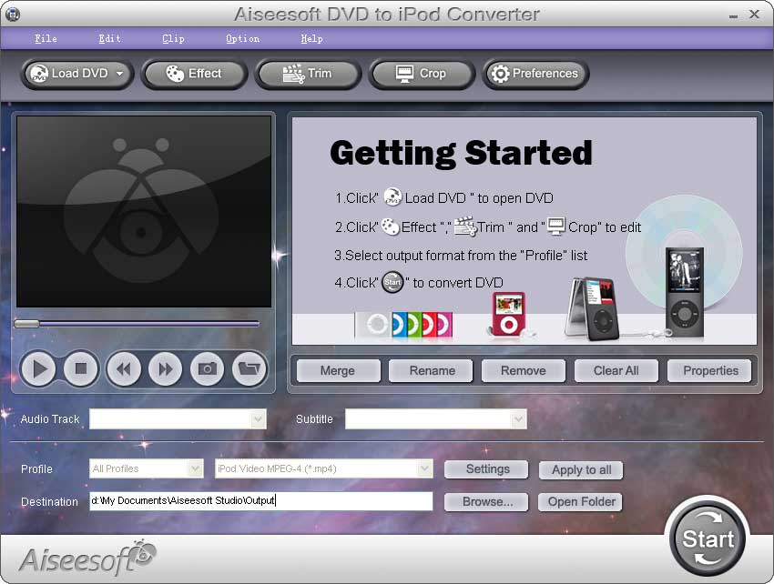 Aiseesoft DVD to iPod Converter