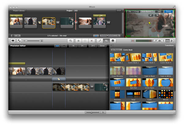 Precision Editor on iMovie