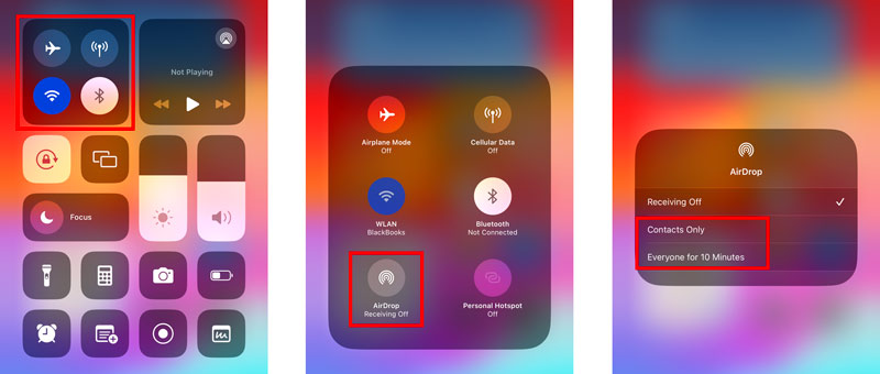 Set Up Turn On AirDrop on iOS 17