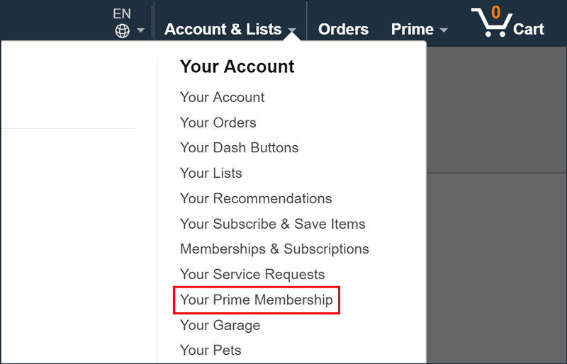 Confirm Amazon Prime Membership