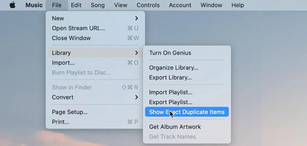 Apple Music Show Exact Duplicates