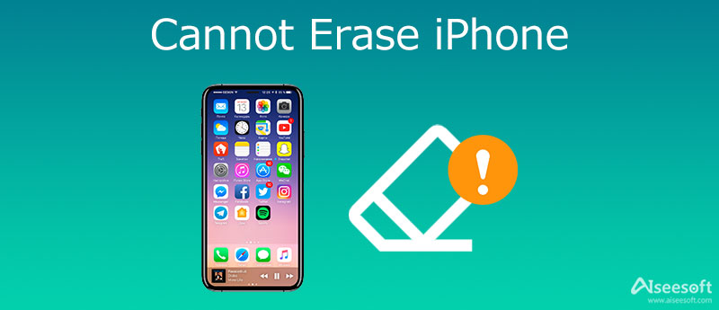 Cannot Erase Iphone