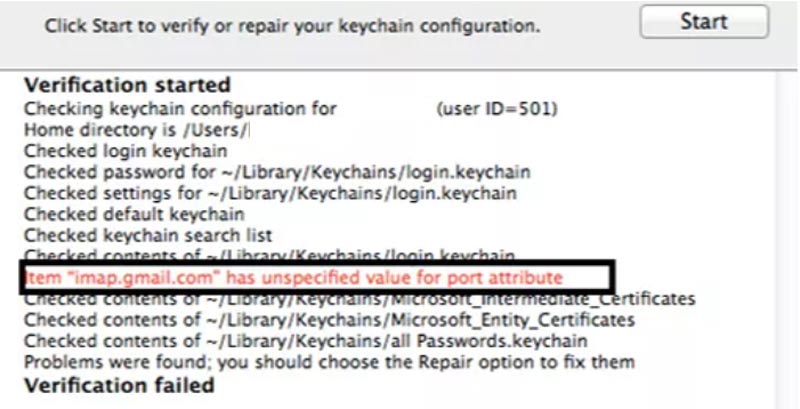 Repair Keychain Mac