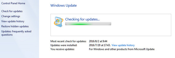 Update Windows system
