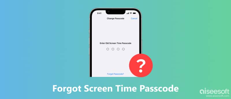 Forgot Screen Time Passcode