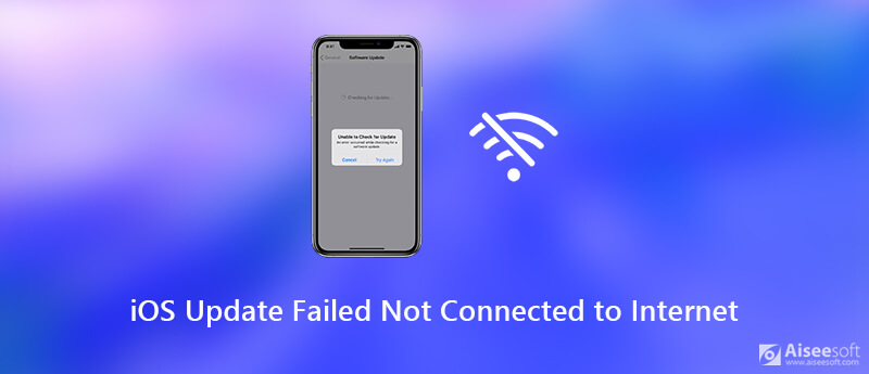 iOS Update not Connected to Internet