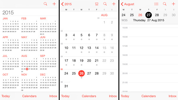 iPhone Calendar Refresh