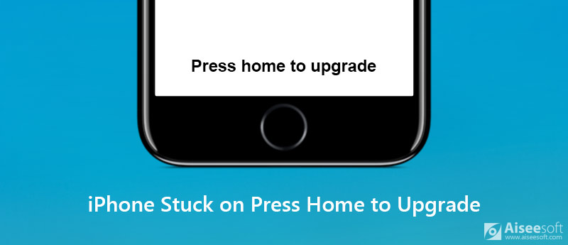 iPhone Stuck on Press Home to Upgrade