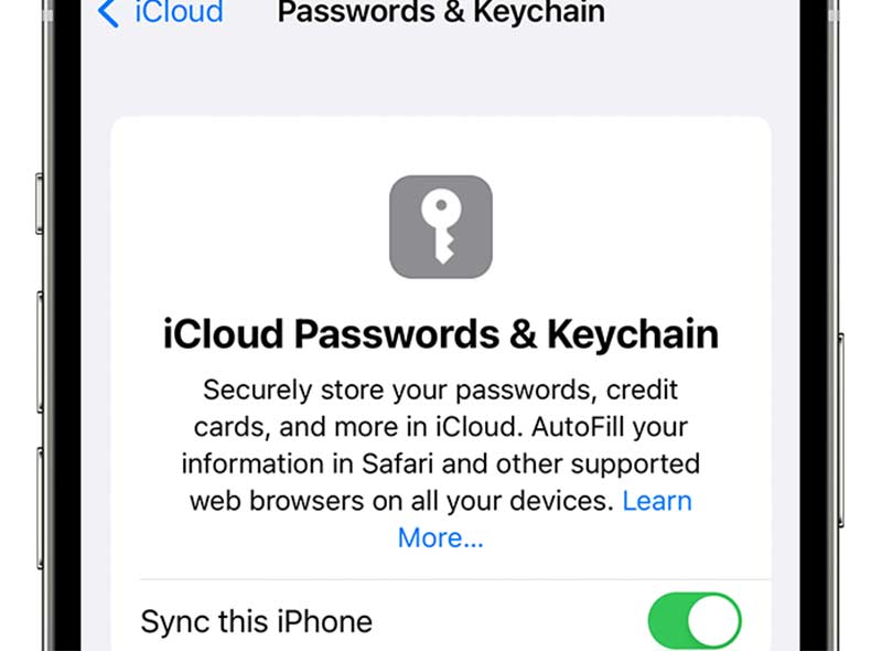 Apple ID iCloud Keychain