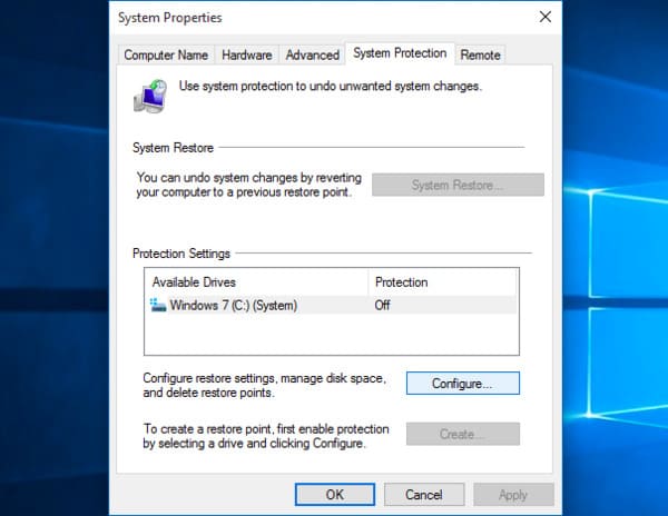 Open System Properties Windows In Windows 10