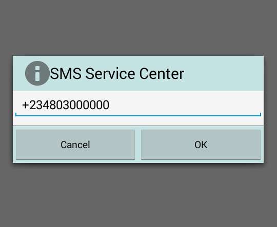Fix Smsc Android