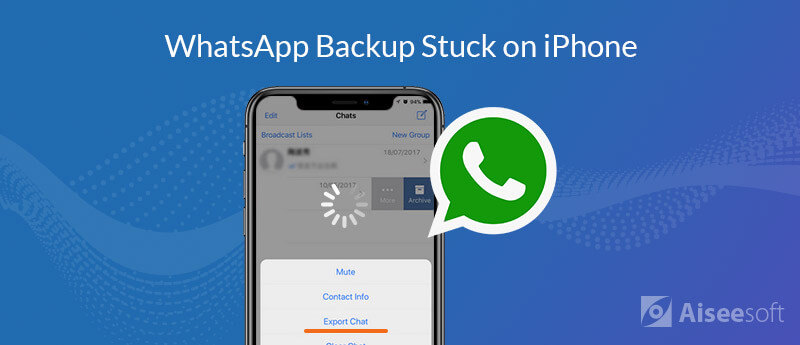 Whatsapp Backup Stuck on iPhone