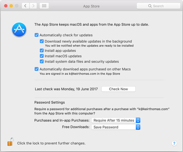 Update Mac's Program to Speed up Mac