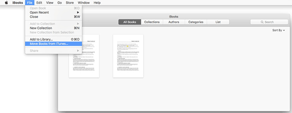 Sync Books in iTunes on Mac