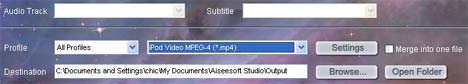 rip  DVD to H.264