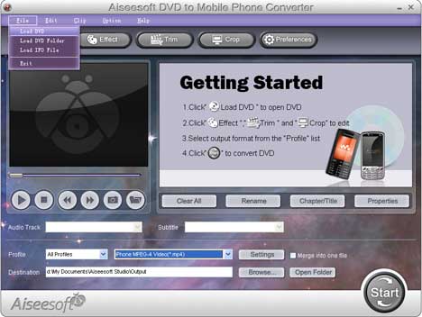 Convert DVD to Mobile Phone 3GP