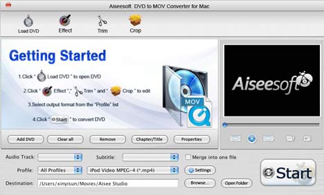 How to rip DVD to MOV Mac