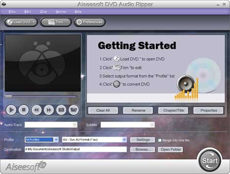 Extract audio from DVD