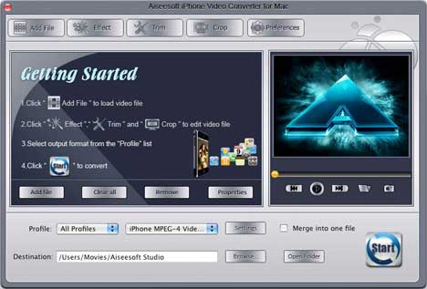 Convert 3GP to iPhone MP4 on Mac
