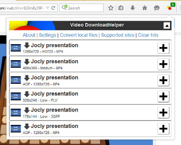addon video download helper