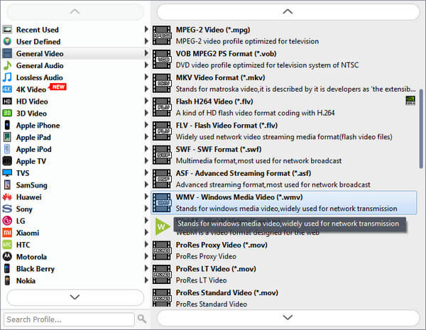 Total Video Converter - profile