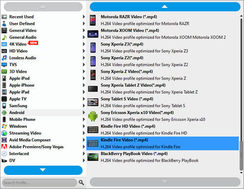 set output format