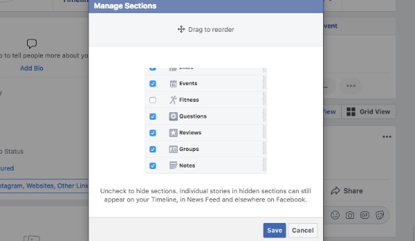 Enable Facebook Notes