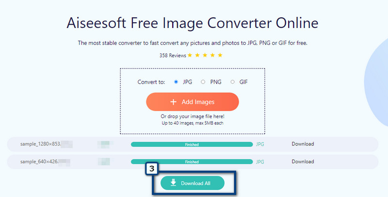 Export Converted Images