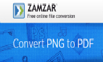Zamzar PNG to PDF
