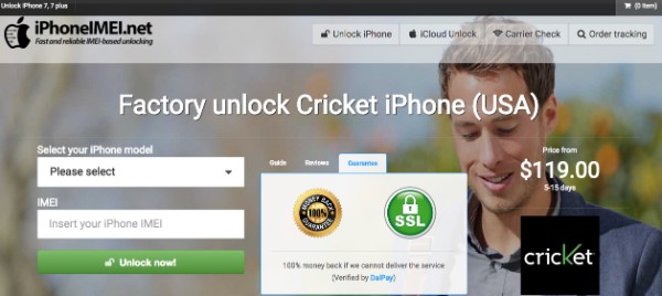 Unlock Cricket iPhone 6 on iPhoneimei