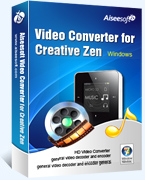 Video Converter for Creative Zen box