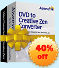 DVD to Creative Zen Suite