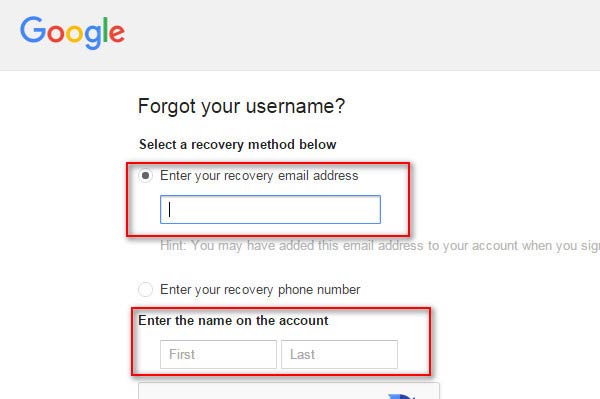 How to Recover Google Account