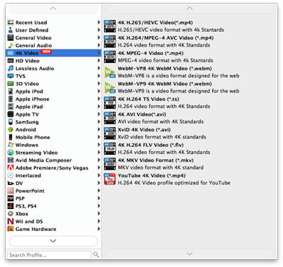 Choose Output Format
