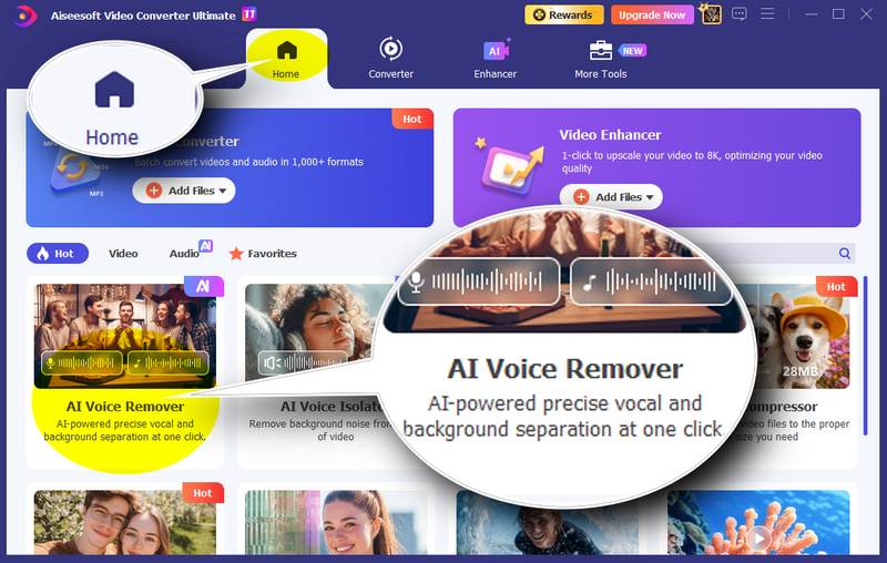 Add Files in AI Voice Isolator