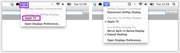 AirPlay Mirroring op Mac