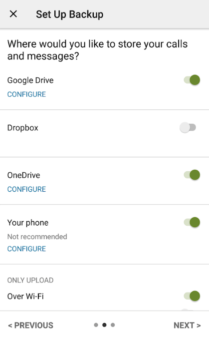 Usługa kopii zapasowej Androida