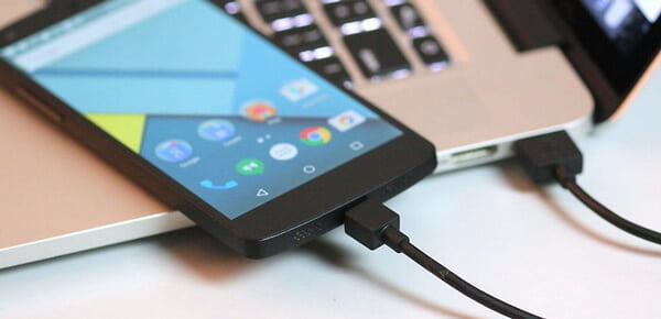 Backup Photos Android with USB Cable